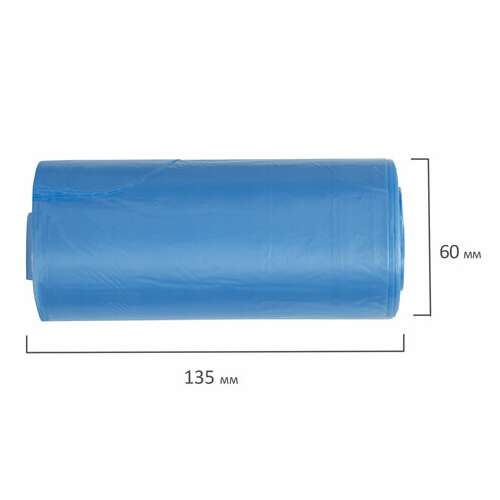  Мешки для мусора с ушками laima "ultra" 35 л синие, в рулоне 30 шт. прочные, пнд 11 мкм, 50х65 см, 607684 | Мешки для мусора универсальные