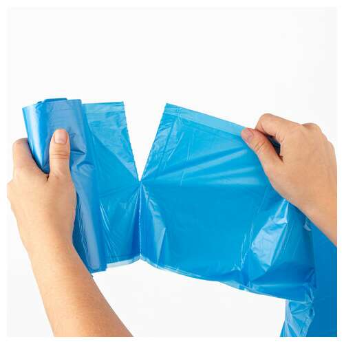  Мешки для мусора с ручками laima ultra 60 л, синие, рулон 20 шт., прочные, пнд 15 мкм, 60х80 см, 607691 | Мешки для мусора универсальные