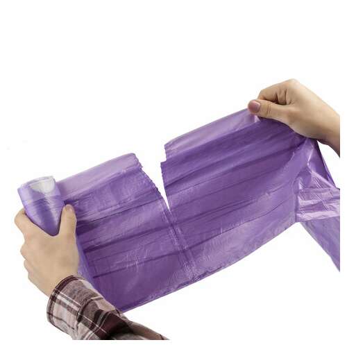  Мешки для мусора с завязками laima "ultra" 35 л, фиолетовые, в рулоне 20 шт., прочные, пнд 13 мкм, 50х60 см, 607685 | Мешки для мусора универсальные