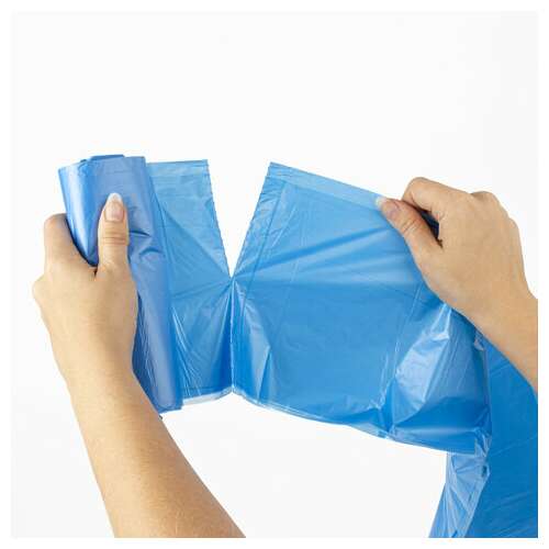  Мешки для раздельного сбора мусора 60 л синие в рулоне 20 шт., пнд 10 мкм, 58х68 см, laima, 606703, 3828 | Мешки для мусора универсальные