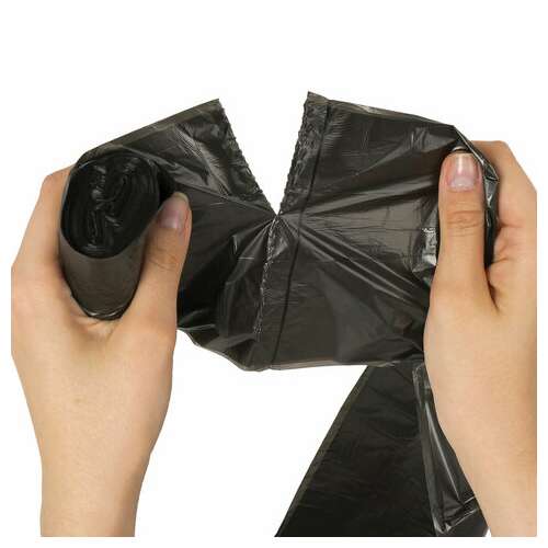  Мешки для мусора 30 л черные в рулоне 30 шт., пнд 10 мкм, 50х60 см, любаша, 608090 | Мешки для мусора универсальные