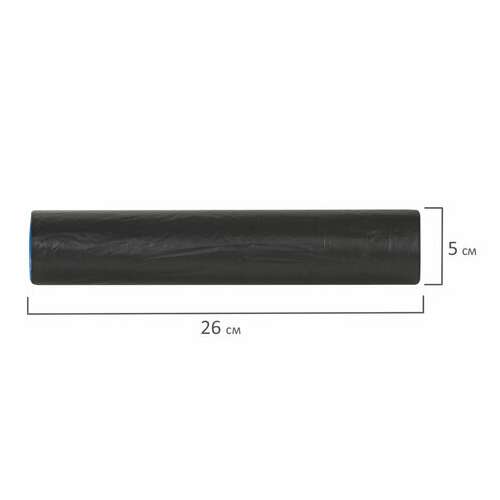  Мешки для мусора 30 л, черные, в рулоне 20 шт., особо прочные, пвд 20 мкм, 50х60 см, laima, 605330 | Мешки для мусора универсальные