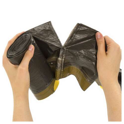  Мешки для мусора с завязками 60 л, черные, в рулоне 20 шт., прочные, пнд 15 мкм, 60х70 см, офисмаг, 601398 | Мешки для мусора универсальные