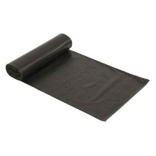  Мешки для мусора 120 л черные в рулоне 10 шт., пнд 14 мкм, 70х110 см, laima стандарт, 601385 | Мешки для мусора универсальные