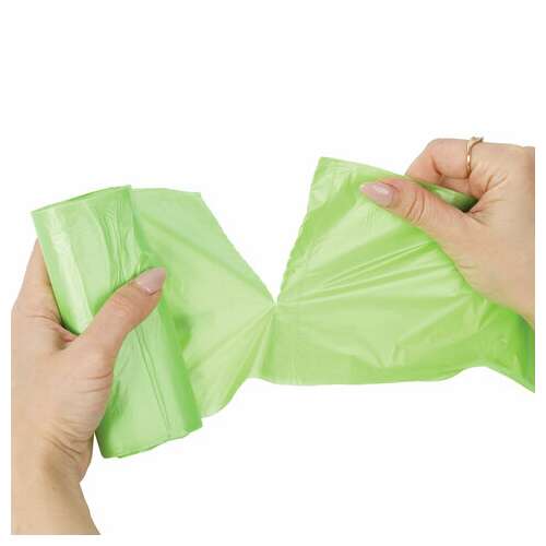  Мешки для мусора биоразлагаемые 60 л зеленые в рулоне 20 шт. прочные, пнд 15 мкм, 60х70 см, laima, 601401 | Мешки для мусора универсальные