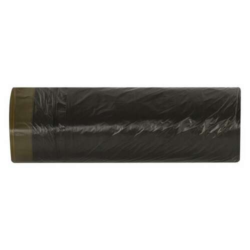  Мешки для мусора с завязками 60 л, черные, в рулоне 20 шт., прочные, пнд 15 мкм, 60х70 см, офисмаг, 601398 | Мешки для мусора универсальные
