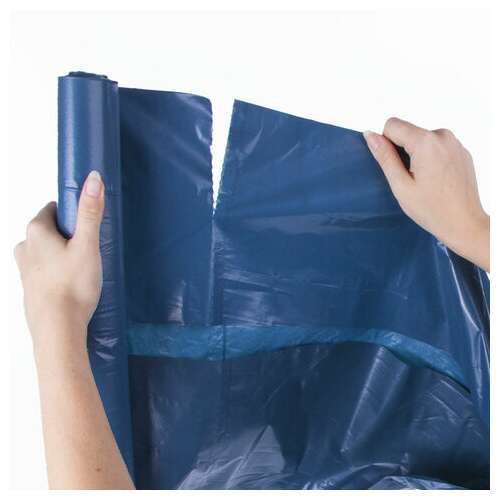  Мешки для мусора 120 л, синие, в рулоне 10 шт., особо прочные, пвд 40 мкм, 70х110 см, laima, 601387 | Мешки для мусора универсальные