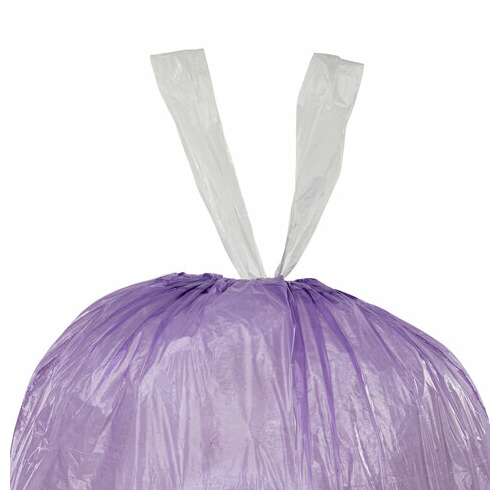  Мешки для мусора с завязками laima "ultra" 35 л, фиолетовые, в рулоне 20 шт., прочные, пнд 13 мкм, 50х60 см, 607685 | Мешки для мусора универсальные