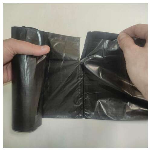  Мешки для мусора 220 л, черные, в рулоне 10 шт., пвд, 29 мкм, 83х110 см, кб, "экодом", 3019 | Мешки для мусора универсальные