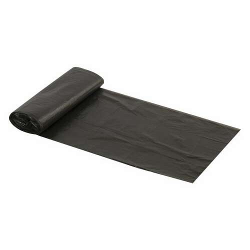  Мешки для мусора 30 л, черные, в рулоне 20 шт., пнд 5 мкм, 47х55 см, любаша эконом, 605329 | Мешки для мусора универсальные