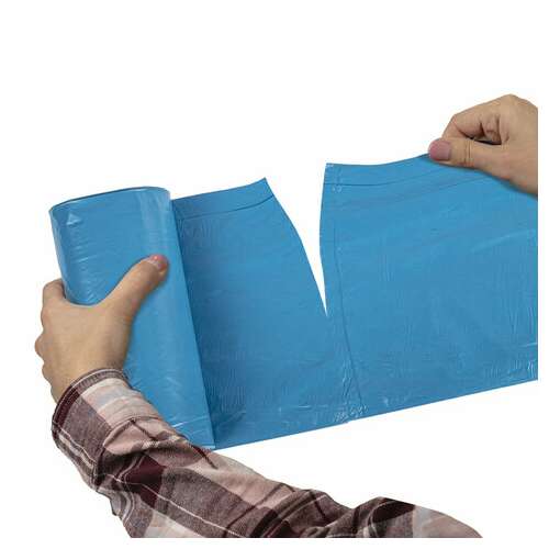  Мешки для мусора laima "ultra" 60 л синие, в рулоне 20 шт. прочные, пвд 21 мкм, 60х70 см, 607687 | Мешки для мусора универсальные