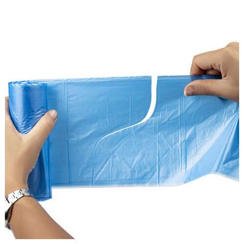  Мешки для мусора с ушками laima "ultra" 60 л синие, рулон 20 шт. прочные, пнд 14 мкм, 60х76 см, 607690 | Мешки для мусора универсальные