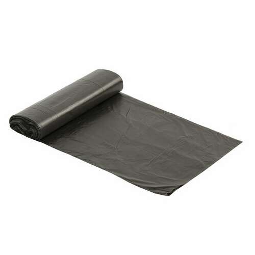  Мешки для мусора 60 л черные в рулоне 20 шт., пнд 5 мкм, 57х65 см, любаша эконом, 605331 | Мешки для мусора универсальные