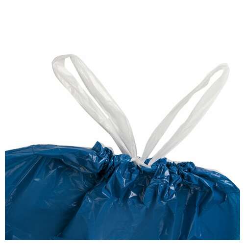  Мешки для мусора с завязками 120 л. синие, в рулоне 10 шт., прочные, пвд 35 мкм, 67х90 см, laima, 601399 | Мешки для мусора универсальные