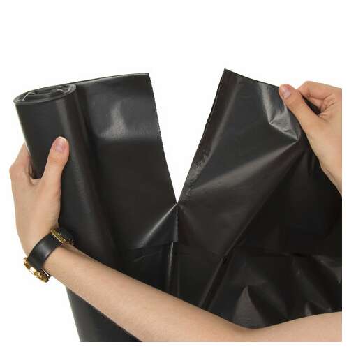  Мешки для мусора 240 л черные в рулоне 5 шт. особо прочные, пвд 80 мкм, 90х140 см, laima, 605339 | Мешки для мусора универсальные