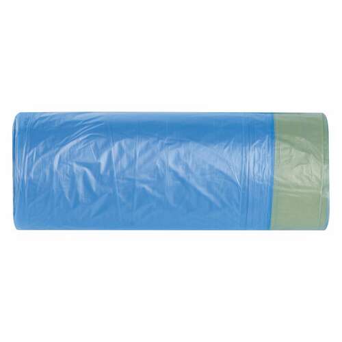  Мешки для мусора с завязками 60 л, синие, в рулоне 20 шт., прочные, пнд 12 мкм, 55х62 см, laima, 601397 | Мешки для мусора универсальные