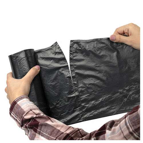  Мешки для мусора laima "ultra" 160 л черные, рулон 10 шт. прочные, пвд 30 мкм, 90х120 см, 607694 | Мешки для мусора универсальные