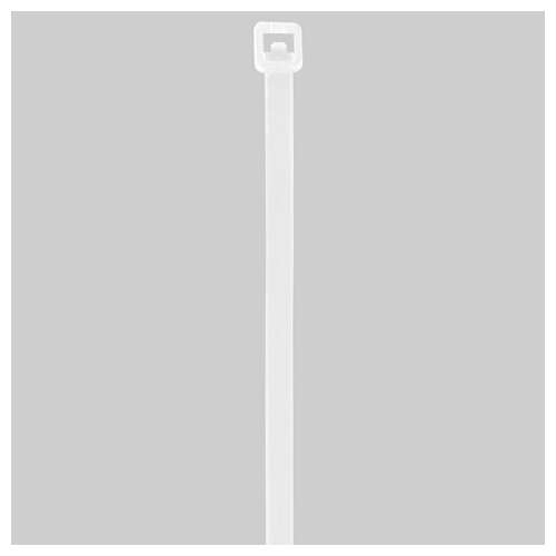  Стяжка (хомут) нейлоновая сверхпрочная power lock, 2,5х100 мм, комплект 100 шт., белая, sonnen, 607918 | Хомуты (стяжки)