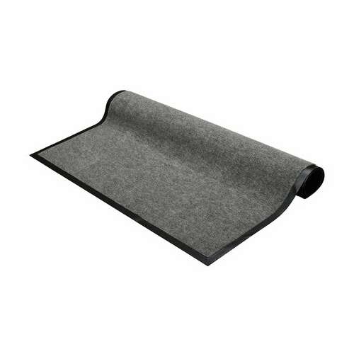  Коврик входной ворсовый влаго-грязезащитный, 90х120 см, толщина 7 мм, серый, vortex | Коврики входные грязезащитные