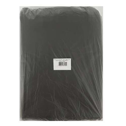  Мешки для мусора 240 л, черные, в пачке 50 штук, прочные, пвд 43 мкм, 100х140 см, 608329 | Мешки для мусора универсальные