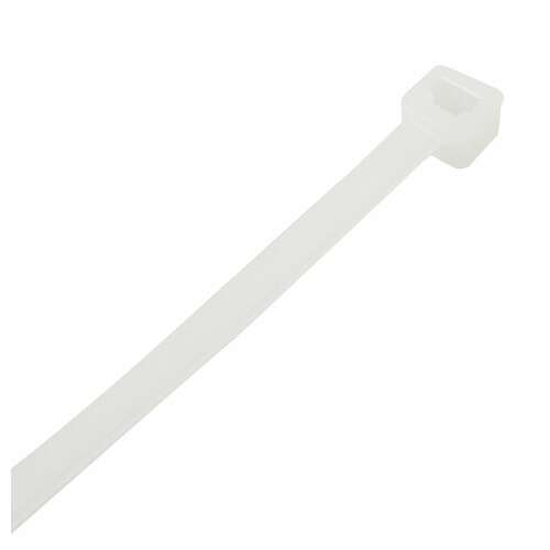  Хомуты (стяжки) нейлоновые, 3,6 мм х 200 мм, комплект 100 шт., белые, европодвес, 57-0200 | Хомуты (стяжки)