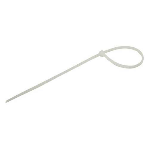  Хомуты (стяжки), нейлоновые, 3,6 мм х 250 мм, комплект 100 шт., белые, европодвес, 57-0250 | Хомуты (стяжки)