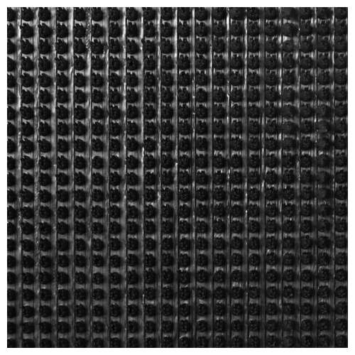  Коврик-дорожка грязезащитный "травка", 0,9x15 м, толщина 9 мм, черный, в рулоне, vortex, 24004 | Коврики входные грязезащитные