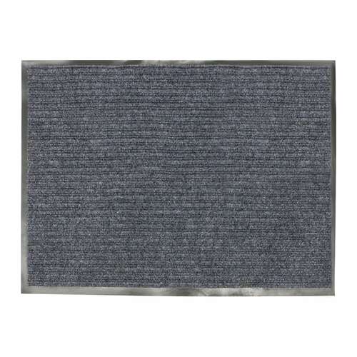  Коврик входной ворсовый влаго-грязезащитный, 90х120 см, толщина 7 мм, серый, vortex | Коврики входные грязезащитные