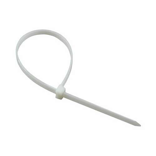  Хомуты (стяжки) нейлоновые, 2,5 мм х 200 мм, комплект 100 шт., rexant, белые, европодвес, 07-0200-4 | Хомуты (стяжки)