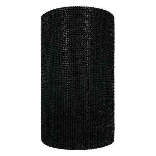  Коврик-дорожка грязезащитный "травка", 0,9x15 м, толщина 9 мм, черный, в рулоне, vortex, 24004 | Коврики входные грязезащитные