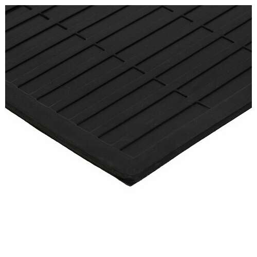  Коврик диэлектрический, защита от поражения электрическим током, противоскользящий, размер 75х75 см, толщина 6 мм, 25011 | Коврики входные грязезащитные