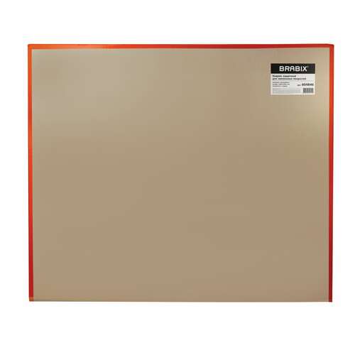  Коврик защитный напольный brabix, поликарбонат, 100x120 см, глянец, 1 мм, 604846 | Защитные покрытия
