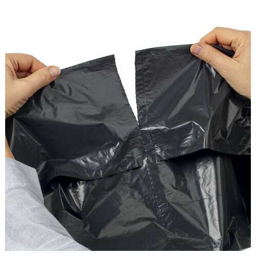  Мешки для мусора 120 л, черные, в рулоне 10 шт., пвд 30 мкм, 65х100 см, любаша, 608096 | Мешки для мусора универсальные