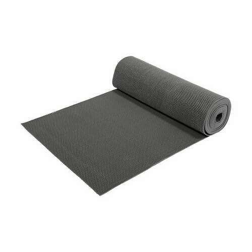  Коврик дорожка zig-zag ячеистый грязезащитный 0,9х10 м, толщина 5 мм, пвх, серый, в рулоне, vortex, 22156 | Коврики входные грязезащитные