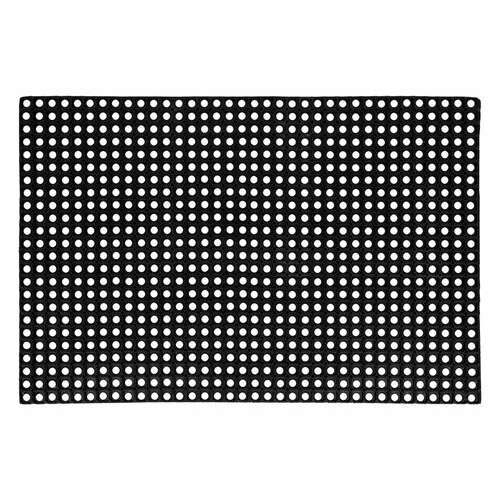  Коврик входной резиновый крупноячеистый грязезащитный 100х150 см, толщина 22 мм, черный, vortex | Коврики входные грязезащитные