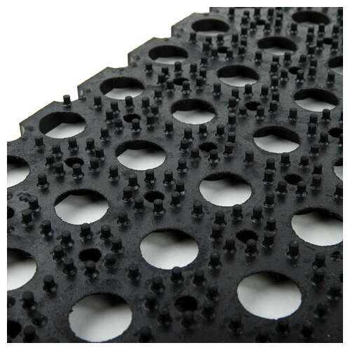  Коврик входной резиновый грязесборный ячеистый, 80х120 см, толщина 16 мм, laima expert, 607812 | Коврики входные грязезащитные