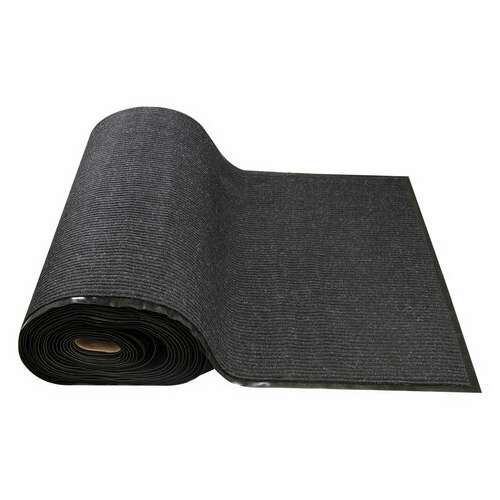  Коврик дорожка ворсовый влаго-грязезащита 1,2х15 м, толщина 7 мм, черный, в рулоне, laima, 602883 | Коврики входные грязезащитные