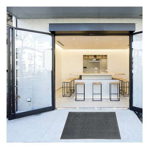  Коврик входной износостойкий влаговпитывающий 80х120 см, толщина 8 мм, тафтинг, серый, laima expert, 606885 | Коврики входные грязезащитные