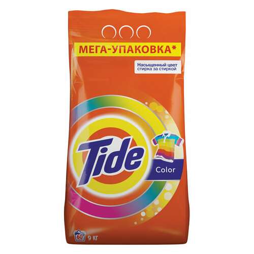  Стиральный порошок-автомат 9 кг, tide (тайд) color | Стиральные порошки