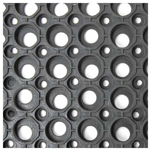  Коврик входной резиновый грязесборный перфорированный, 90х150 см, толщина 12 мм, laima expert, 607816 | Коврики входные грязезащитные