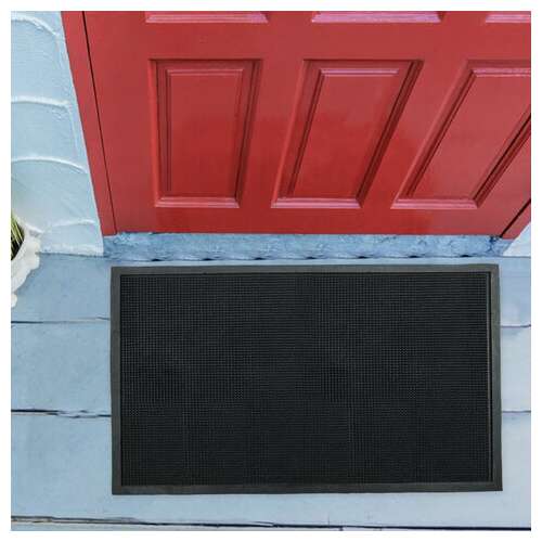  Коврик входной резиновый фактурный грязесборный 80х120 см, толщина 12 мм, laima expert, 607818 | Коврики входные грязезащитные