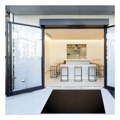  Коврик входной износостойкий влаговпитывающий 120х180 см, толщина 8 мм, тафтинг, коричневый, laima expert, 606888 | Коврики входные грязезащитные