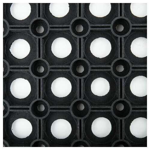  Коврик входной резиновый грязесборный ячеистый, 80х120 см, толщина 16 мм, laima expert, 607812 | Коврики входные грязезащитные