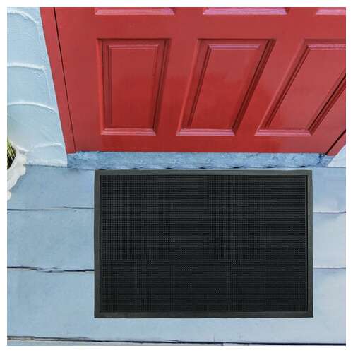  Коврик входной резиновый фактурный грязесборный 60х90 см, толщина 12 мм, laima expert, 607817 | Коврики входные грязезащитные