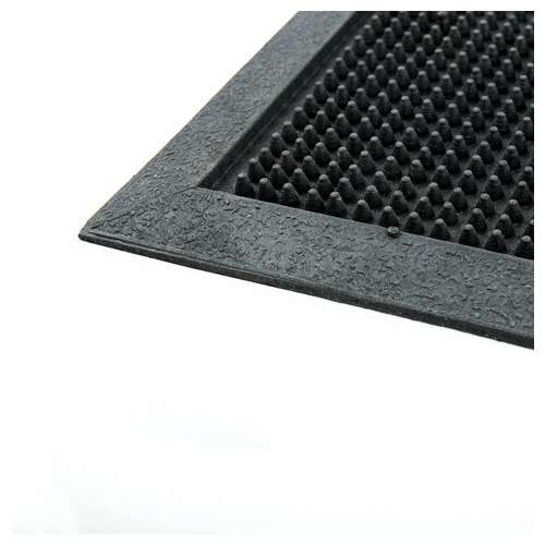  Коврик входной резиновый фактурный грязесборный 60х90 см, толщина 12 мм, laima expert, 607817 | Коврики входные грязезащитные