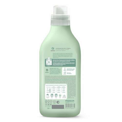  Гель для стирки всех типов белья без фосфатов биоразлагаемый эко 1,8 л, crispi by grass, 125698 | Стиральные порошки