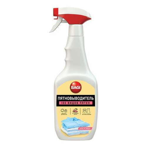  Средство для удаления пятен 400 мл bagi пятновыводитель, универсальный, распылитель, t-208436-n | Средства для отбеливания и удаления пятен