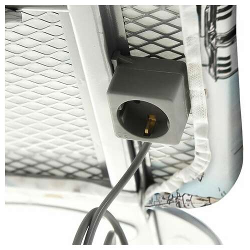  Гладильная доска 120х38 см, сетка, розетка, место под утюг, ассорти, "gloria" dogrular, 221703, 224703 | Гладильные доски