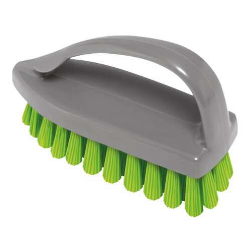  Щетка для одежды/обуви, средняя, 7,5х10,5х5 см, пластик, цвет ассорти, "утюжок", york, 40020 | Щетки для обуви и одежды