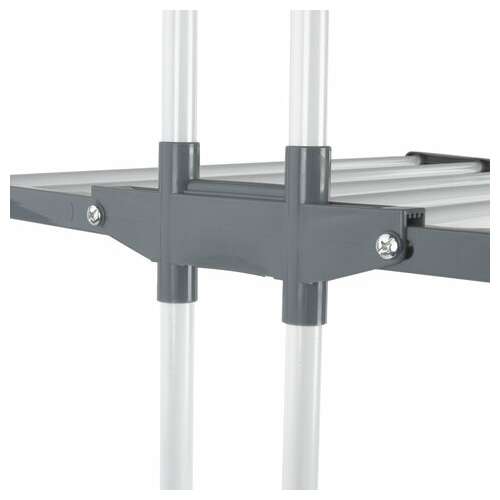 Сушилка напольная для белья раскладная многофункциональная, 3 уровня, на колесах, "super compact", складное основание, laima home, 608462  Сушилка напольная для белья раскладная многофункциональная, 3 уровня, на колесах, "super compact", складное основание, laima home, 608462 | Сушилки для белья